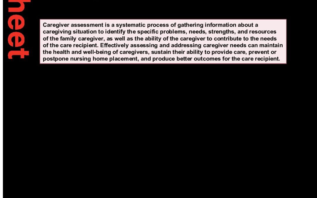 AARP- caregiver fact sheet