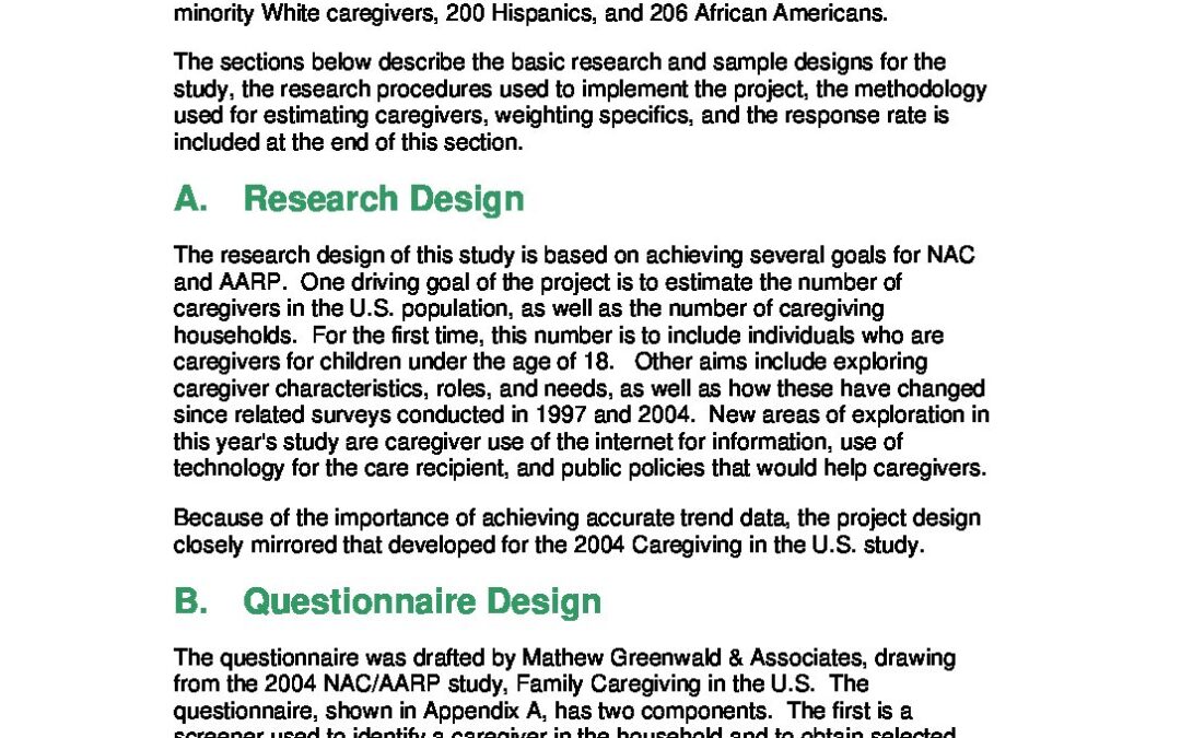 2009Caregiving_Appendix_B_Detailed_Methodology