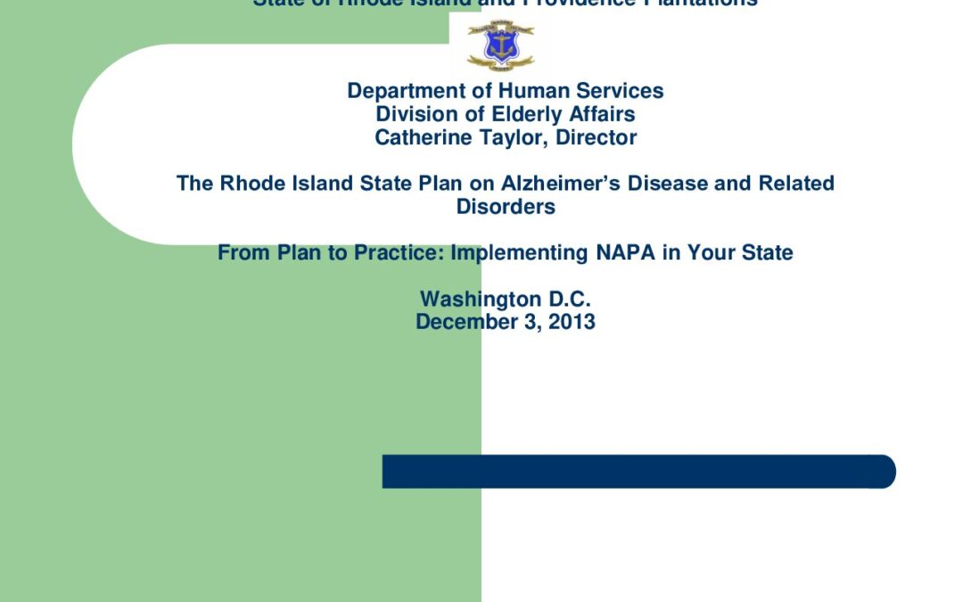 Rhode-Island-State-Plan-on-Alzheimers-Disease-and-Related-Dementias-Catherine-Taylor-RI-Dept-of-Human-Services