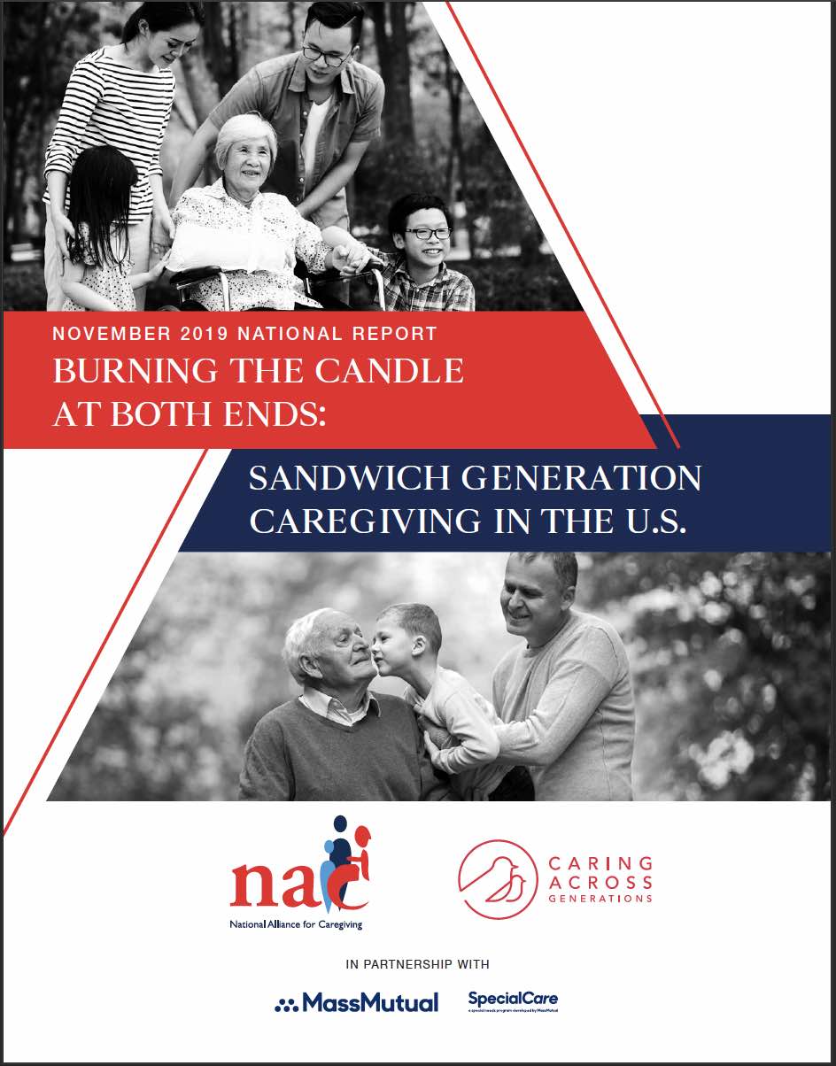 The National Alliance for Caregiving Sandwich Caregiving Cover
