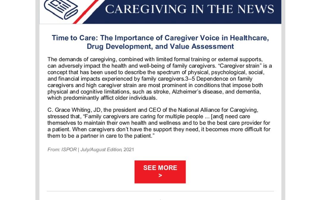 This Week in Caregiving August 25 2021
