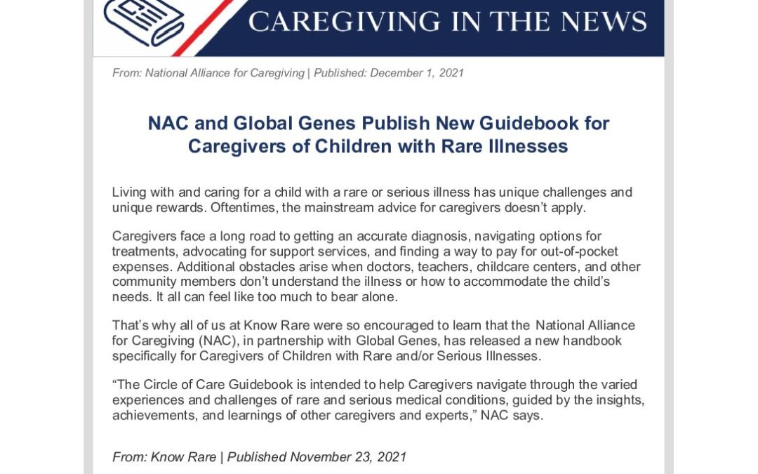 This Week in Caregiving December 1 2021