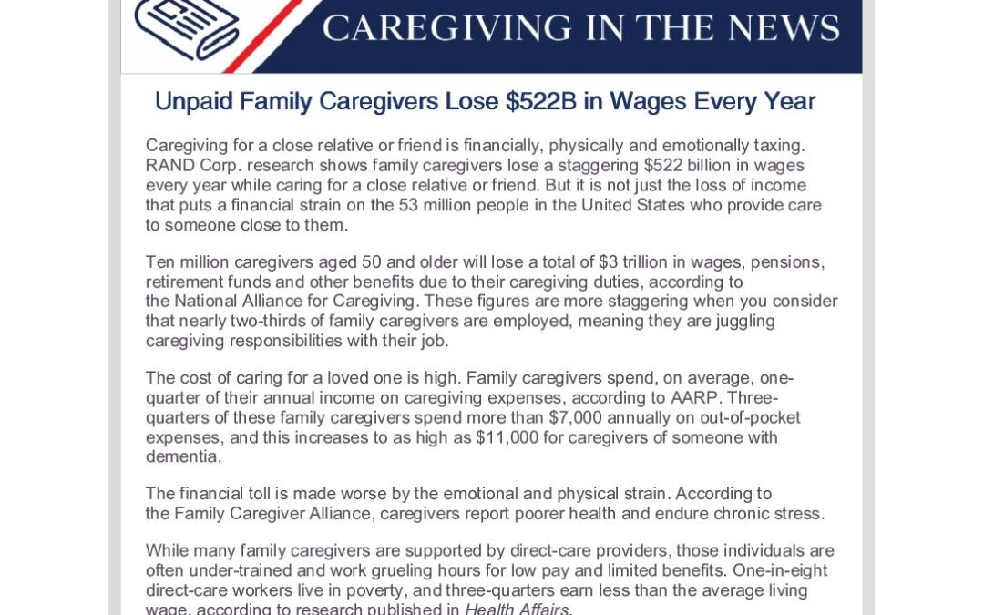 This Week in Caregiving January 5 2022