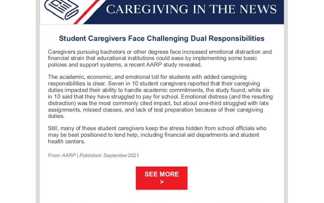 This Week in Caregiving September 15 2021