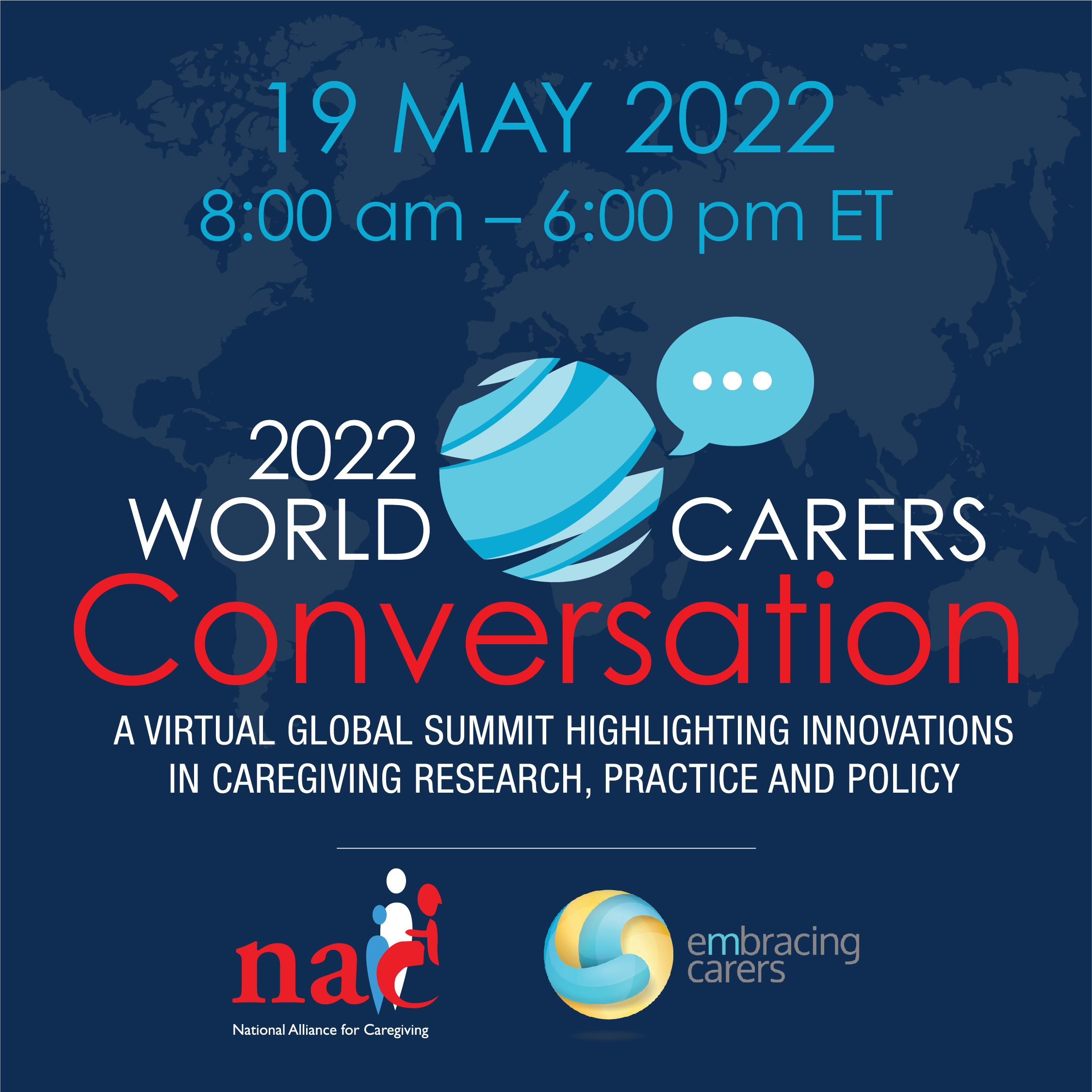 World Carers Conversation – Registration Now Open