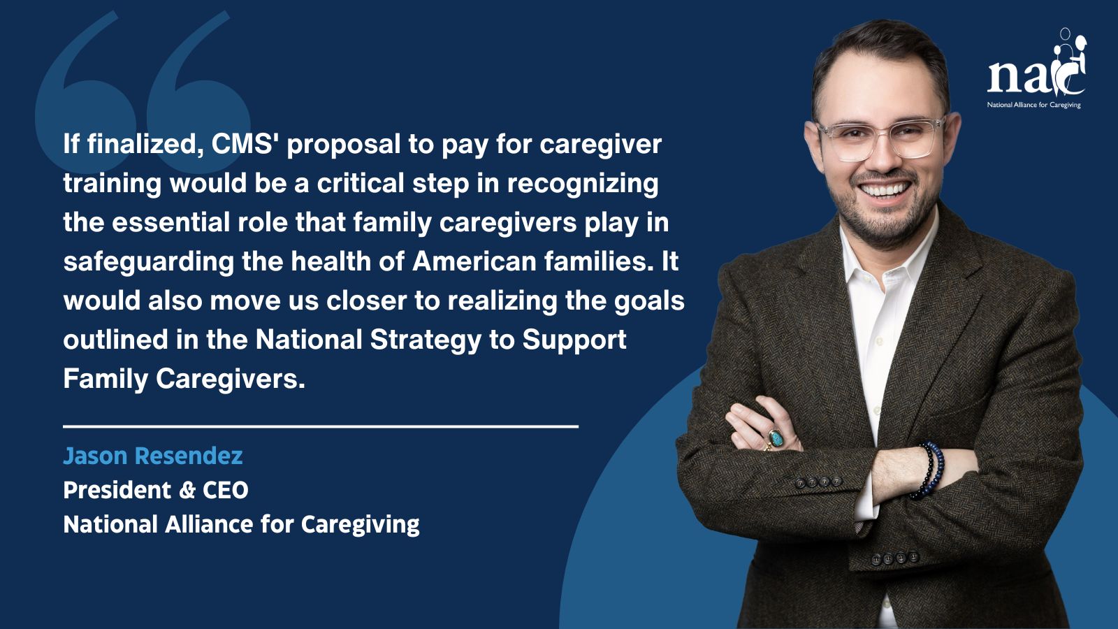 NAC Applauds Proposed Medicare Rule Change to Support Training for Family Caregivers