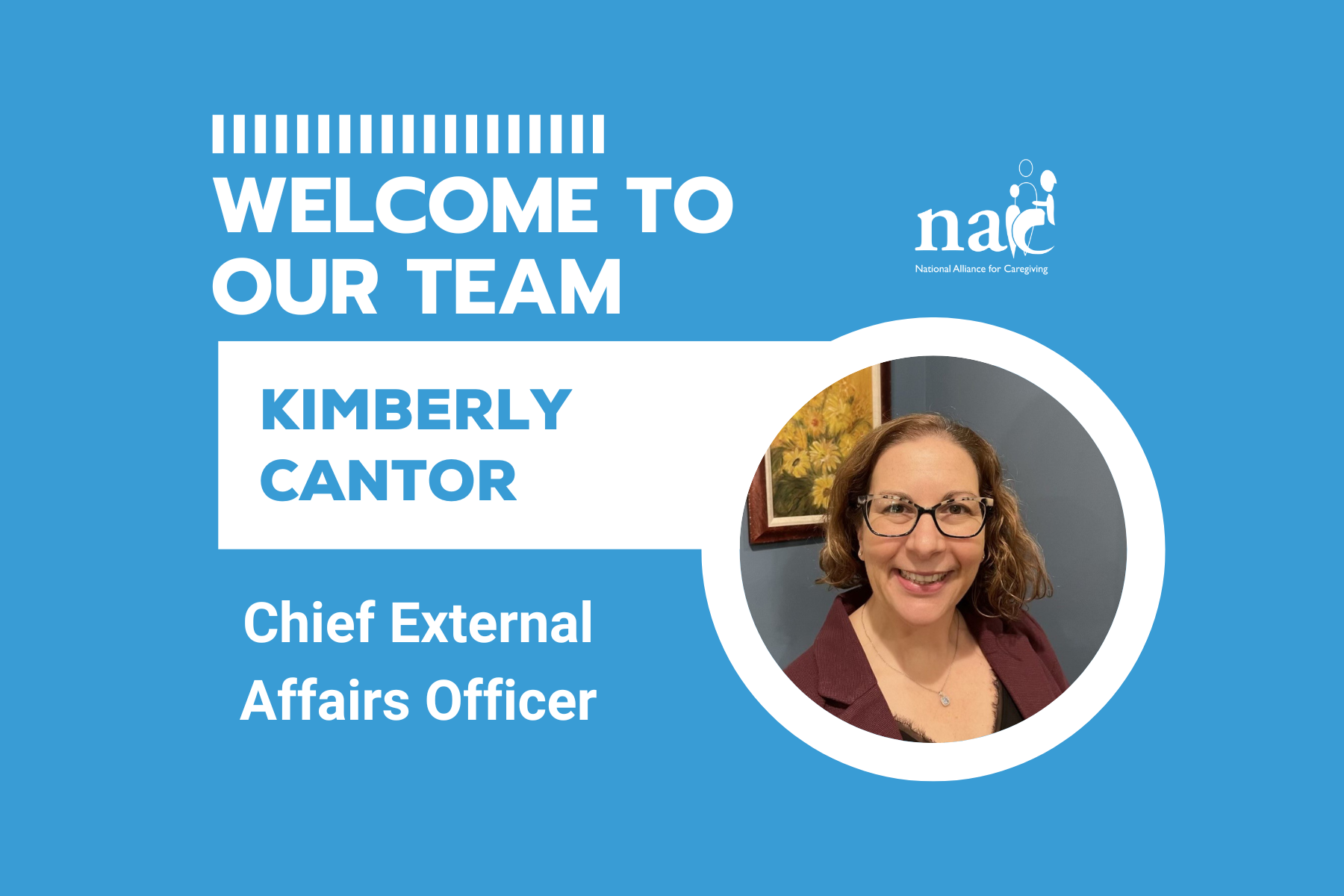 The National Alliance for Caregiving Appoints New Chief External Affairs Officer to Strengthen Leadership Team