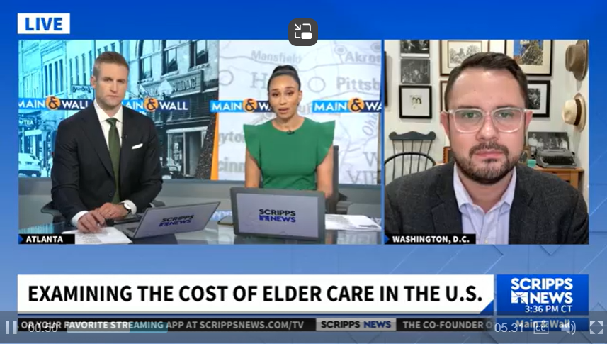 Scripps News: Examining the Cost of Elder Care in the US