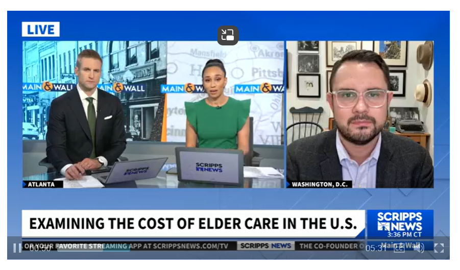Scripps News: Examining the Cost of Elder Care in the U.S.