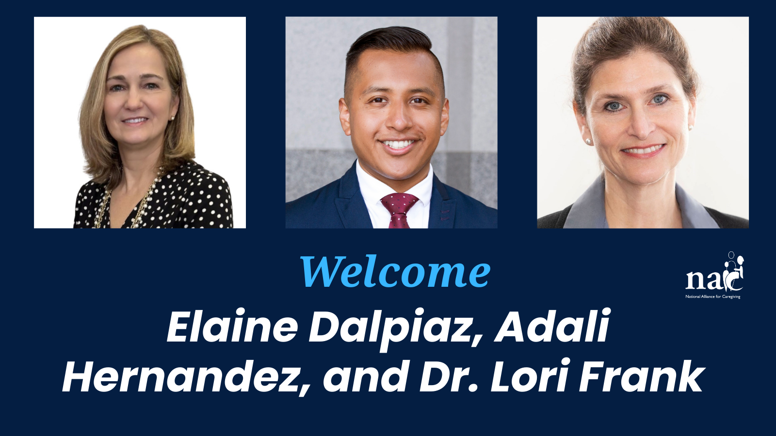 National Alliance for Caregiving Welcomes New Team Members