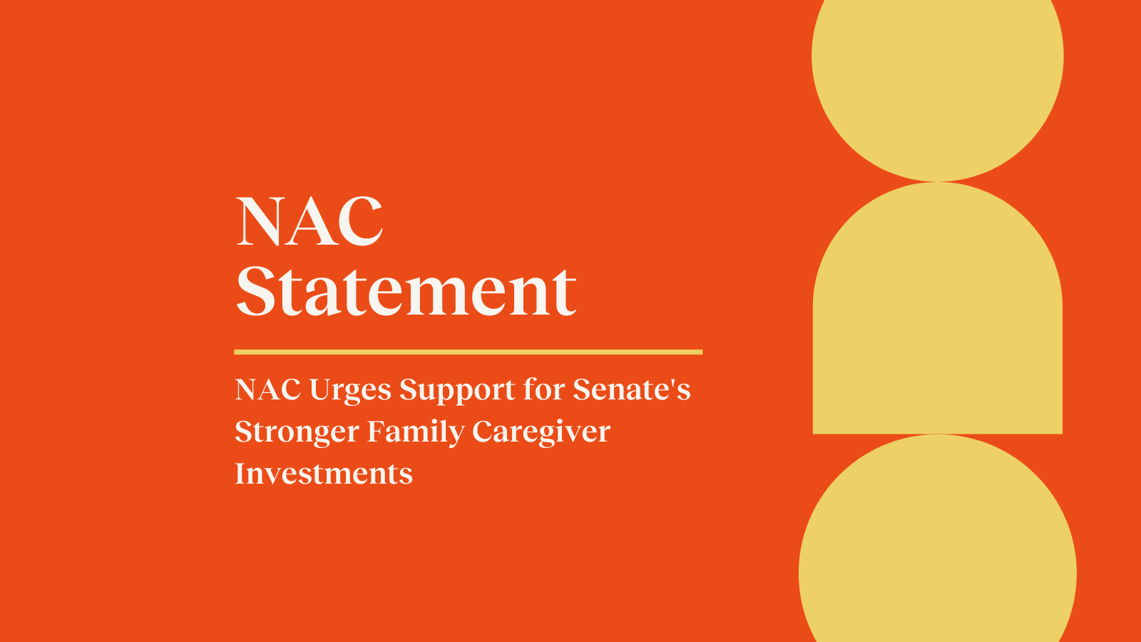 House Committee Releases FY26 Funding Bill, NAC Urges Support for Senate’s Stronger Family Caregiver Investments