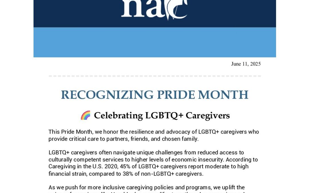 Pride, Policy & the Power of Caregiving