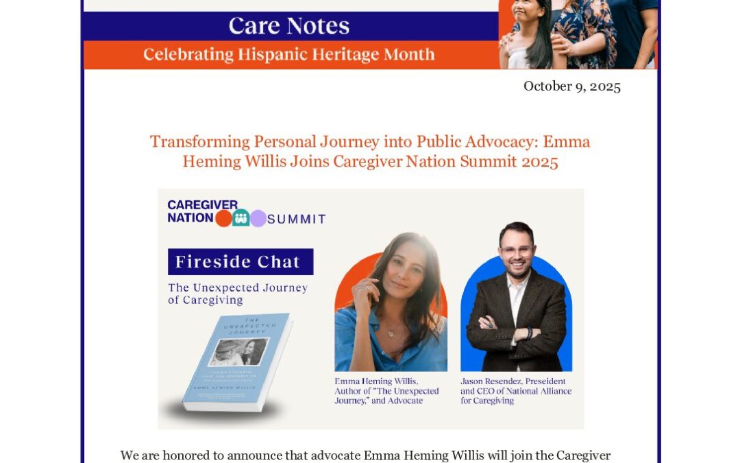 What You Missed in Caregiving This Month October