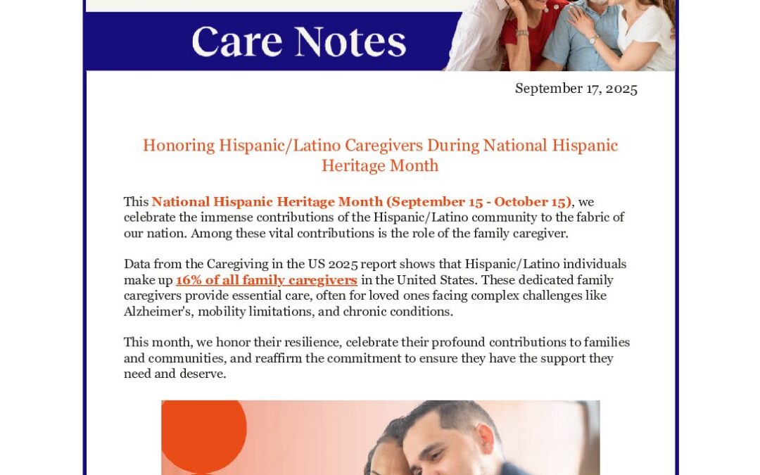 What You Missed in Caregiving This Month September