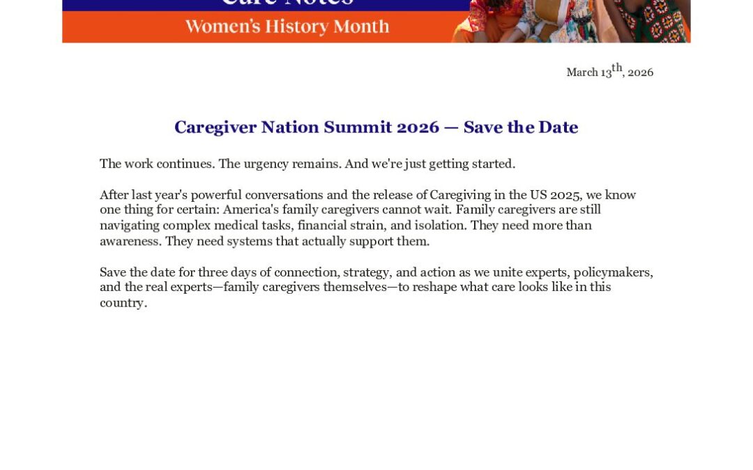 March 13 – Newsletter