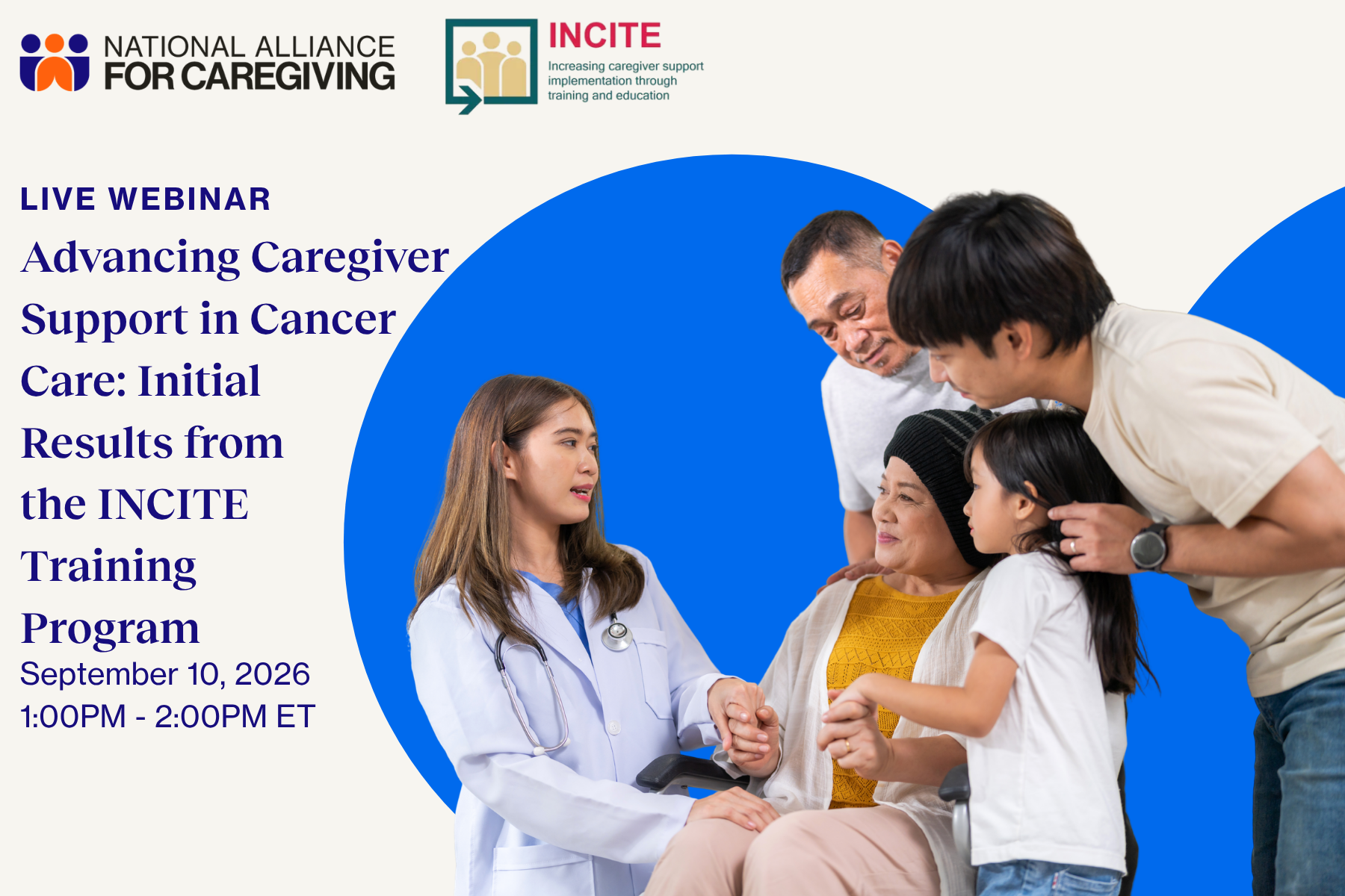 Advancing Caregiver Support in Cancer Care: Initial Results from the INCITE Training Program